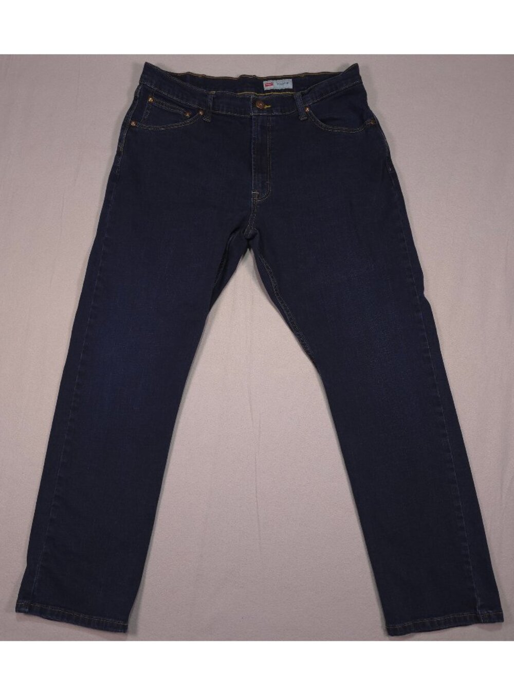 Wrangler Men's Athletic Fit Dark Wash Jeans 34x29 Measured No Size Tag